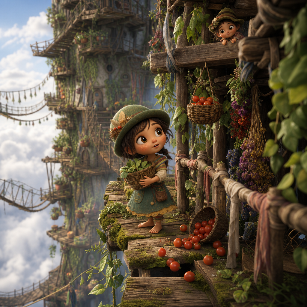 Mira and the Wobbly Tomato Rungs