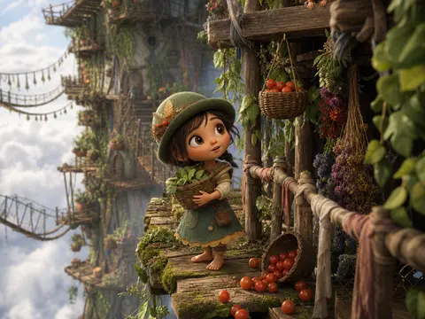 Mira and the Wobbly Tomato Rungs