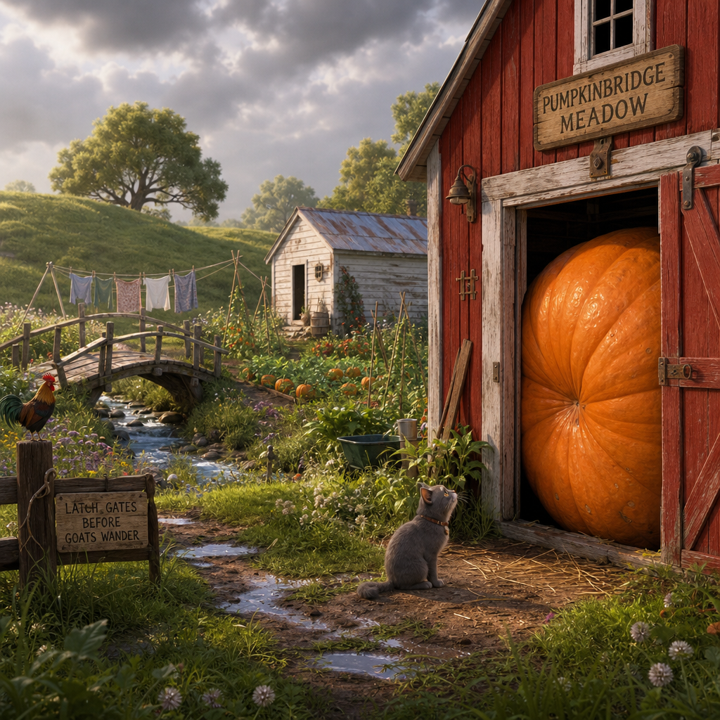 The Pumpkin Too Big for the Door