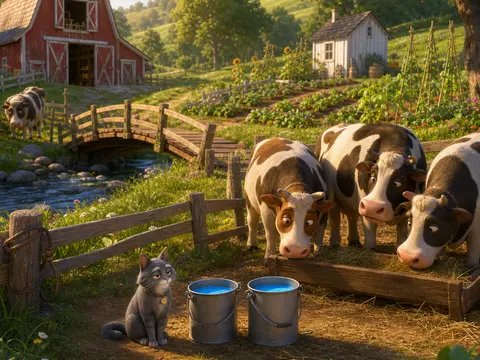 Blue Milk Morning