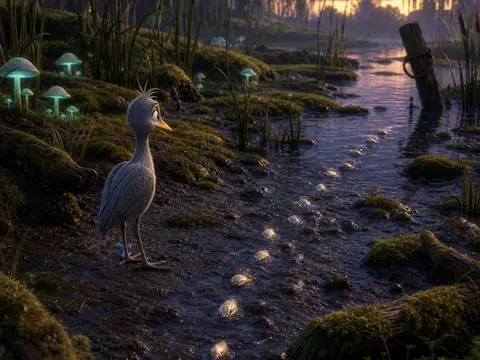 The Shell Trail in the Mud