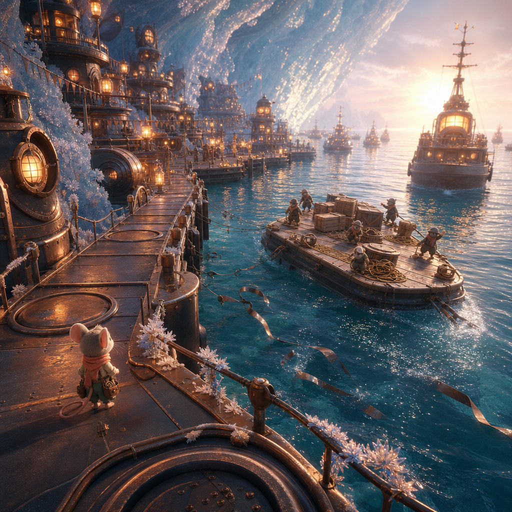 The Drifting Dock Platform