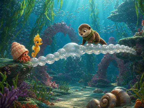 The Wiggly Bubble Bridge