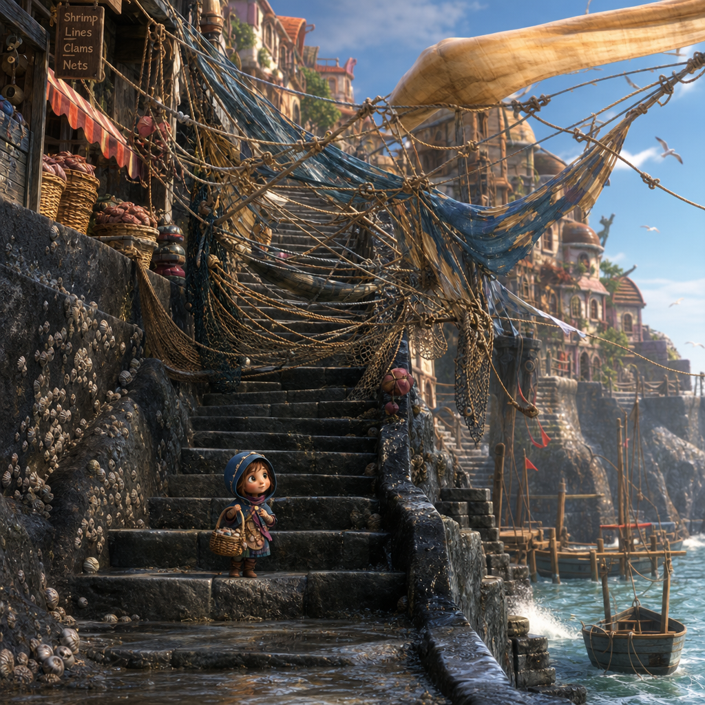 The Wind-Tangled Harbor