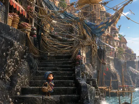 The Wind-Tangled Harbor