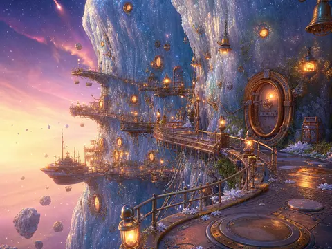 Lantern Docks of Comet Harbor